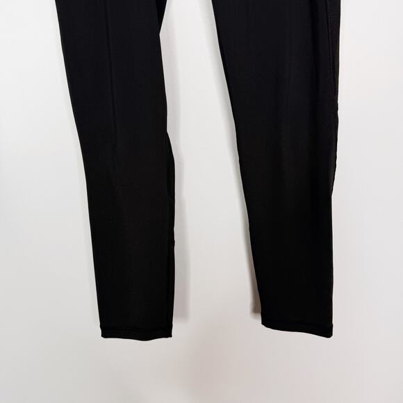Adidas Womens Small S Black AeroReady Logo Leggings with Side Pocket Athletic - Picture 4 of 8
